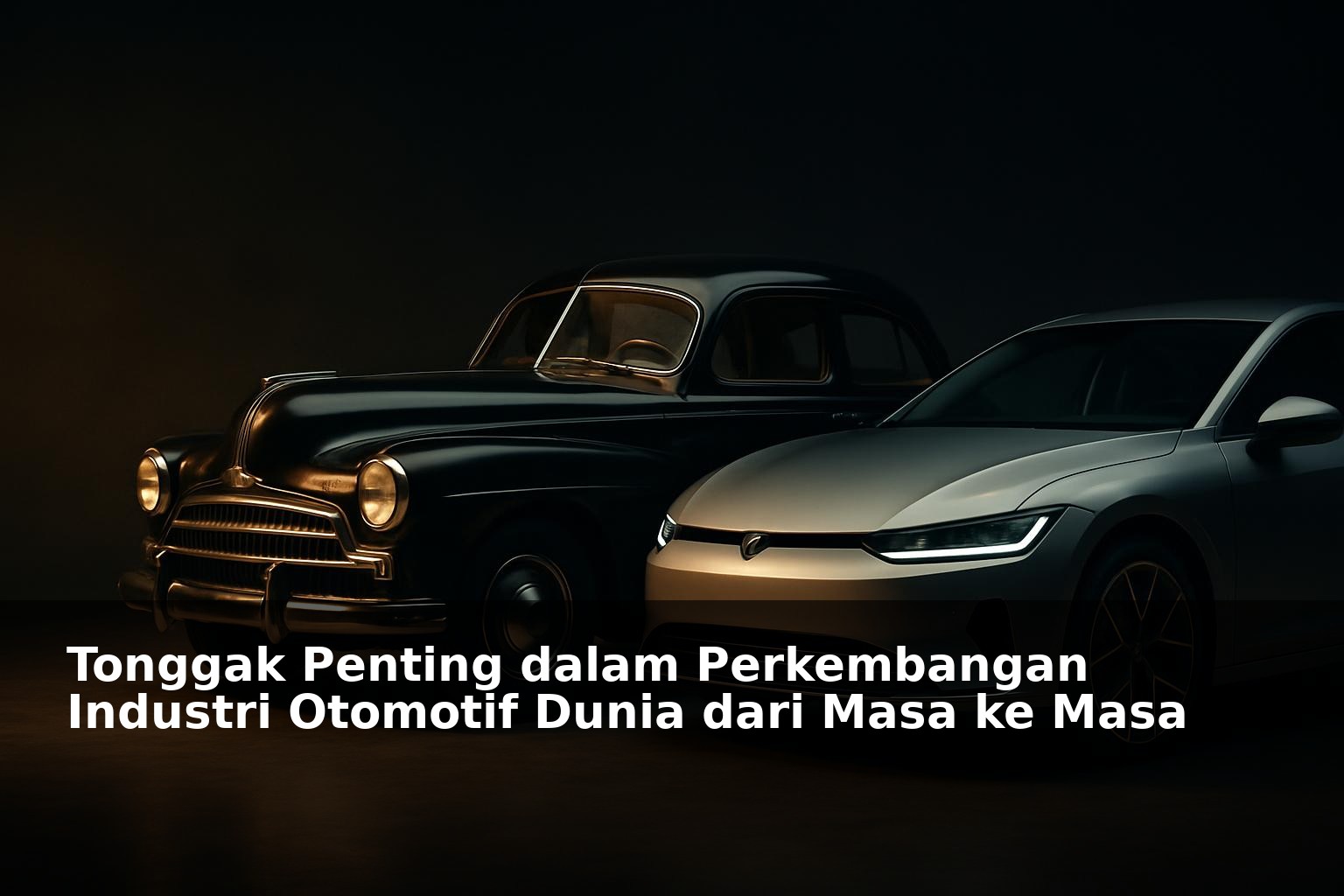 Visual artistik mobil klasik dan modern dalam perkembangan industri otomotif