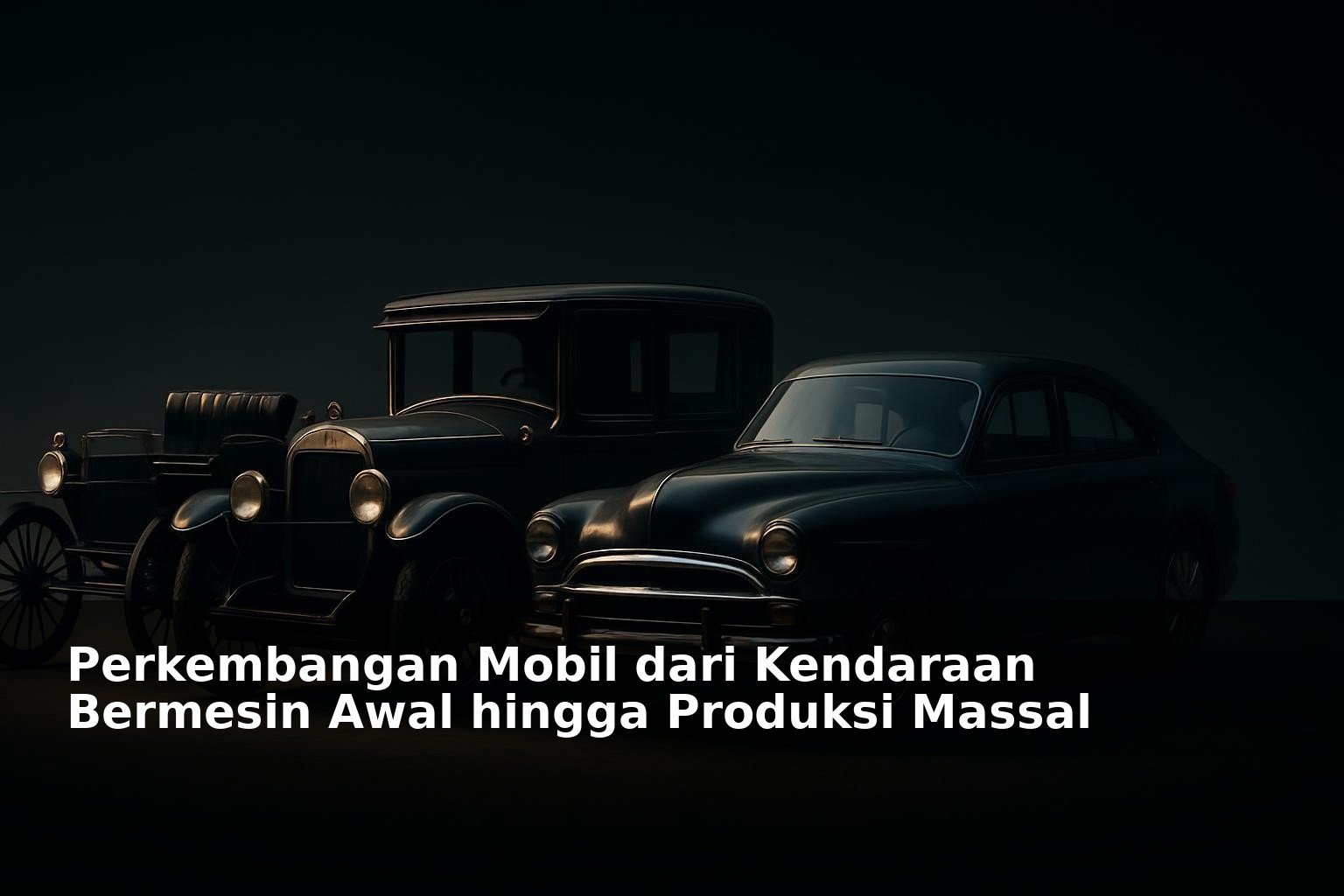 Perkembangan mobil dari kendaraan bermesin awal hingga produksi massal