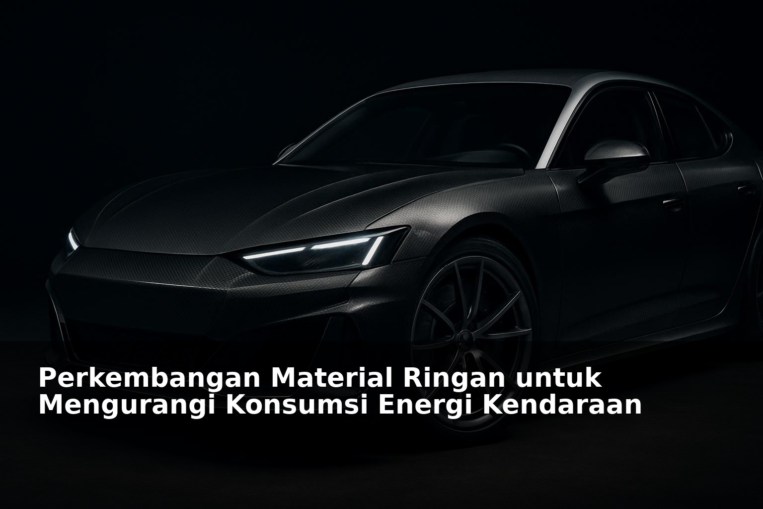 Kendaraan modern dengan bodi material ringan berteknologi tinggi